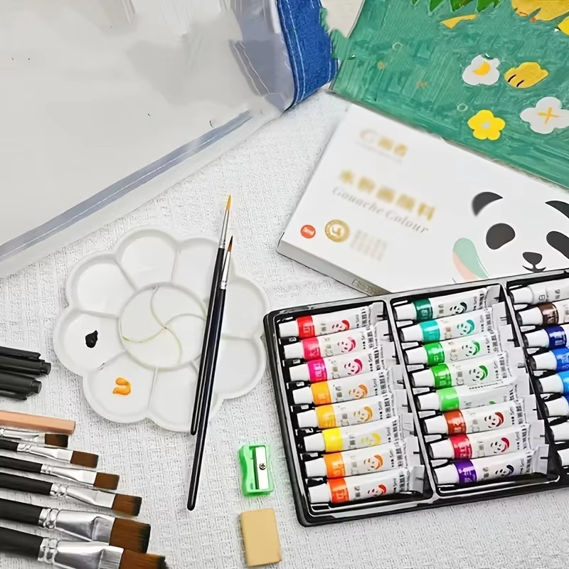 Gouache Paint Set - Conjunto de Tintas Gouache - Grau