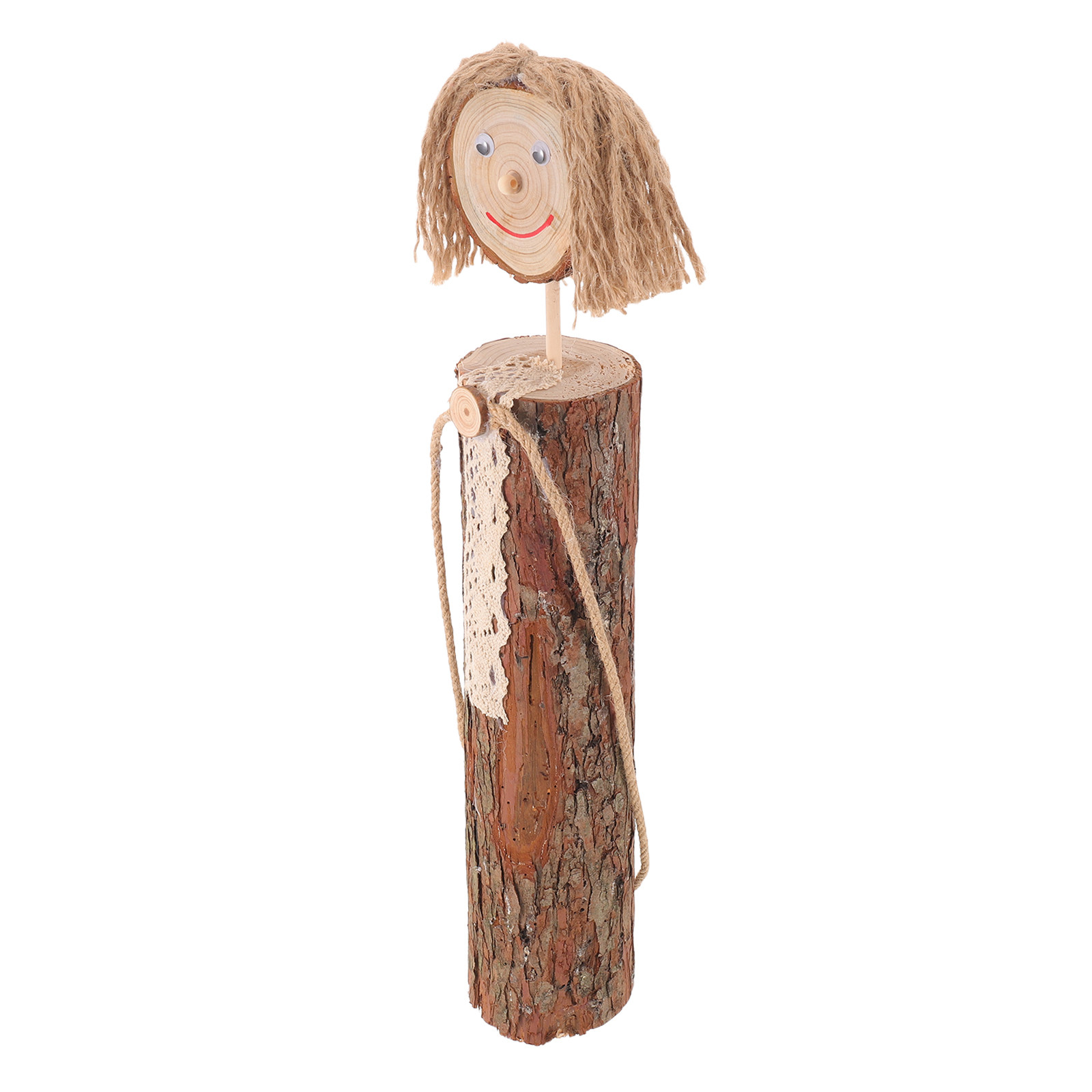 Estátua de Madeira Rústica Fei - Art And Craft For Nursery avaliação e preço